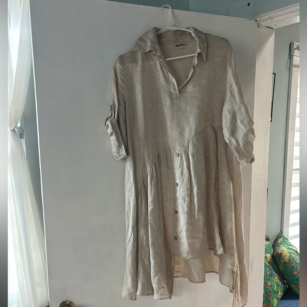 Elegant Beige Women's Top